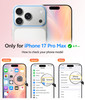 FNTCASE for iPhone 17 ProMax Case Compatible with Magsafe Translucent Matte Cases with Full Camera Protection Screen Pro