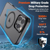 SUPFINE Magnetic for iPhone 16 Pro Max Case Compatible with MagSafe Military Grade Drop Protection Translucent Matte Sho