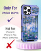 Buleens for iPhone 16 Pro Case 63 Inch with Ring Stand Camera Cover Aesthetic Cute Designed Women Girls Girly Pretty Kaw