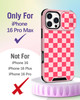 Buleens for iPhone 16 Pro Max Case 69 Inch with Ring Stand Camera Cover Aesthetic Cute Designed for Women Girls Pretty U