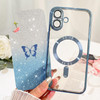 Fiyart Designed for iPhone 16 Plus CaseCompatible with MagSafe Butterflies Plating Camera Protection Phone Cover Magneti