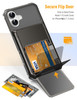 TOPAUX for iPhone 16 Wallet Case 5 Credit Card Holder Flip Cover ID Slot Back Pocket Compartment Dual Layer Shock Absorp
