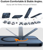 TORRAS Magnetic 360Stand Case for iPhone 16 Case Full Camera Protection Fit for MagSafe16FT MilGrade Drop Protection Sli