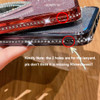 Changjia Glitter Mirror Case for iPhone 16 Cute Luxury Diamond Heart Makeup Mirror Bling Sparkly Rhinestone with Camera