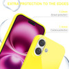 Svanove for iPhone 16 Plus Case Silicone Glossy Soft Rubber Gel Jelly Cute Protective Plastic Simple Plain Phone Case Co
