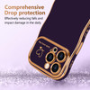 LCHULLE for iPhone 16 Pro Max Case for Women Girls Cute Wave Frame Curly Shape with Love Heart Raised Camera Protection
