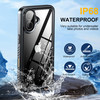 ANTSHARE for iPhone 17 Case IP68 Waterproof Shockproof Case Builtin Screen Protector 12 FT Military Dropproof Full Body