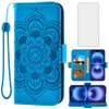 Asuwish Compatible with iPhone 16 61 inch Wallet Case and Tempered Glass Screen Protector Leather Flip Credit Card Holde