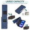 Asuwish Compatible with iPhone 16 61 inch Wallet Case Tempered Glass Screen Protector and Zipper Retro Leather Flip Cove