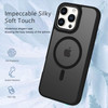 GUAGUA for iPhone 16 Pro Max Case Magnetic Phone Case for iPhone 16 Pro Max Compatible with MagSafe Translucent Matte Sk