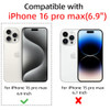 DYFYFKDI for iPhone 16 Pro Max Case Aesthetic Vintage Black Floral Flower Pattern Cute Phone Case for Women Girls Slim F