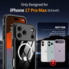 AMILIFECASES Magnetic for iPhone 17 Pro Max Case Compatible with Magsafe Builtin 9H Privacy Screen Protector Military Gr