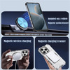 Ephoou Transparent Case for iPhone 16 Pro Max Compatible with MagSafe Accessories Wireless Charging Slim AntiScratch Sho