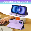Furiet Argyle Wallet Case for iPhone 16 Plus 67 inch with Detachable Wrist Strap Shoulder Strap Card Slot Folio Purse PU