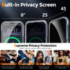 Builtin Anti Peep Screen Protector Invisible Magnetic Kickstand Privacy Case for iPhone 17 Pro Max 69 Integrated Lens Pr