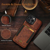 LOHASIC for iPhone 16 Pro Wallet Case with Card Holder Magnetic Flip RFID Blocking PU Leather Kickstand 5 Card Slots Pro