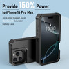 ZEROLEMON Battery Case for iPhone 16 Pro Max 10000mAh Capacity 18W Fast Charging Power with Full Edge Protection Extende