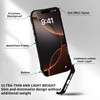 Pefimt for iPhone 17 Pro Bumper Case Metal Frame Compatible with MagSafe Slim Metal Frame Backless Fast Heat Dissipation