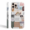 AOSSXIN Christian Verse Case for iPhone 16 ProJesus Father Quotes Collage Case for Men WomenSmooth Tough PC Full Cover C
