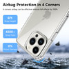 Natbok Case for iPhone 16 Pro Phone CaseShockproof Soft TPU Bumper and Hard PC Back CaseNonYellowingAntiScratchDrop Prot