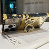 Changjia Glitter Kickstand Case for iPhone 16 Plus Cute Luxury Bling Sparkly Butterfly with Foldable Stand Elegant Mirro
