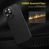 memumi Aramid Fiber for iPhone 16 Pro Max Case Wavy Texture Sturdy Durable 1500D Aramid Fiber 05 mm Slim Fit for iPhone
