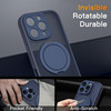 COOLQO Magnetic for iPhone 16 Pro Max Case with Stand Compatible with MagSafe Military Grade Drop Protection Translucent