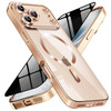 Magnetic for iPhone 17 Pro Max Case with Privacy Screen Protector Full Camera CoverNonYellowing Shockproof Clear Phone C