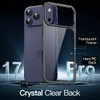 JETech Case for iPhone 17 Pro 63Inch NonYellowing Shockproof Phone Bumper Cover AntiScratch Clear Back Black