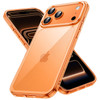 JETech Case for iPhone 17 Pro Max 69Inch NonYellowing Shockproof Phone Bumper Cover AntiScratch Clear Back Orange
