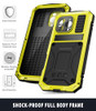 Simicoo Compatible with iPhone 16 Plus Metal Case with Screen Protector Camera Protector Military Rugged Heavy Duty Shoc