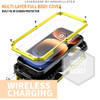 Simicoo Compatible with iPhone 16 Plus Case with Screen Camera Protector Kickstand Rugged Military Metal Heavy Duty Wate