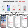 Defencase Compatible with iPhone 16 Plus Case Wallet with RFID Blocking Card Holder for Women Men Soft PU Leather Magnet
