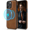 LOHASIC Compatible with MagSafe for iPhone 14 Pro Max Case 2022 Classy Leather Magnets Soft Back Cover Shockproof Protec