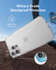 Anker Clear Phone Case for iPhone 16 Plus AntiYellowing UltraSlim and Durable Protective Cover Compatible with Wireless