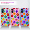GlamCase Clear Case for iPhone 16 iPhone 16 Clear Case Daisy Flower Multicolor Pattern Design Printed Durable Clear Shoc