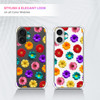 GlamCase Clear Case for iPhone 16 iPhone 16 Clear Case Daisy Flower Multicolor Pattern Design Printed Durable Clear Shoc