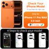 LOHASIC for iPhone 17 Pro Max Case Compatible with MagSafe Classic Leather Luxury Metal Bumper Trim Magnetic Protective