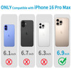 Hsefo Magnetic Case for iPhone 16 Pro Max Case 69Inch Compatible with MagSafe Wireless Charging Transparent AntiScratch