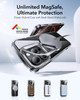 ESR for iPhone 16 Pro Max Case Compatible with MagSafe MilitaryGrade Protective Case Builtin Stash Stand Phone Case Scra