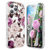 MILPROX Compatible with iPhone 17 Pro Max Flowers Case 69 inch Cute Pretty Floral Pattern Clear Girly Design for Women G