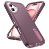 IDweel for iPhone 16 Plus Case with Buildin KickstandHeavy Duty Protection Shock Absorption AntiScratch Slim Lightweight