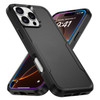 Hsefo Designed for iPhone 16 Pro Case Black Heavy Duty Protection Shockproof AntiScratch Cover Phone Case for iPhone 16