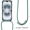 UEEBAI Crossbody Lanyard Phone case for iPhone 16 Pro Max Silicone Phone Cover with Adjustable Necklace Strap Soft Belt