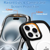 QLTYPRI Magnetic for iPhone 16 Pro Max Case Compatible with Magsafe Cute Curly Wave Frame Clear Case for Girls Women Tra