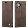 QLTYPRI for iPhone 16 Plus Case Wallet with Card Holder Vintage PU Leather Kickstand Magnetic Closure Shockproof Folio B
