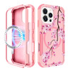 LISEVO for iPhone 16 Pro Max Case Compatible with MagSafe Women Girls Cute Magnetic Protective Phone Cover Flower Girly