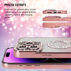 Losin for iPhone 16 Pro Max Bling Case Women Girls Luxury Gradient Glitter Diamond Case Sparkle Rhinestone Camera Lens P