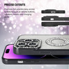 Losin for iPhone 16 Pro Max Bling Case Women Girls Luxury Gradient Glitter Diamond Case Sparkle Rhinestone Camera Lens P