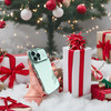 IDweel for iPhone 16 Pro Max Case for Women Girls Luxury Cute Wave Frame Curly Shape with Love Heart Raised Camera Prote